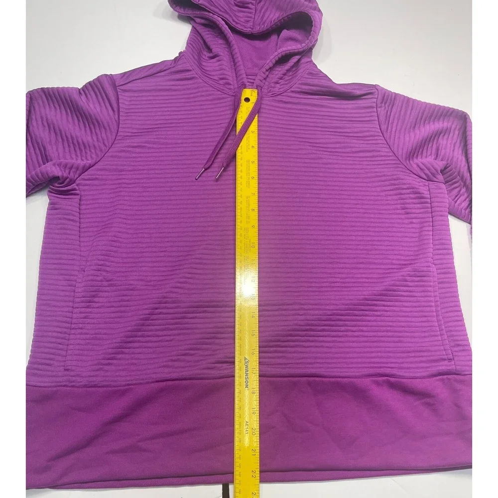 Women's Nike Dry Training‎ Veneer Quilted PullOver Hoodie 860136-550  size XL